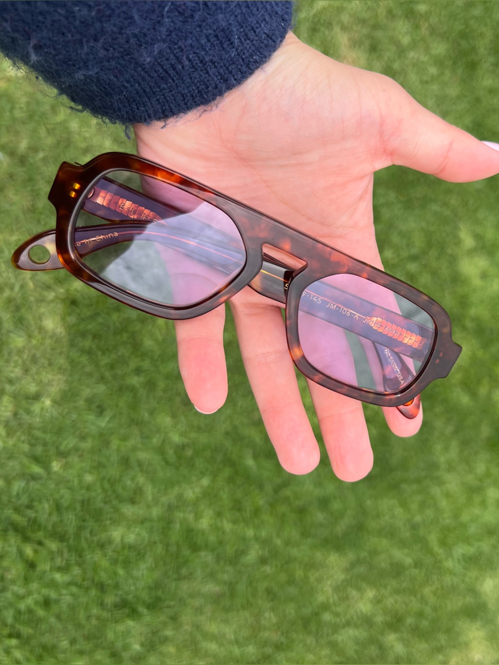 JANE MINI IN RED TORTOISE